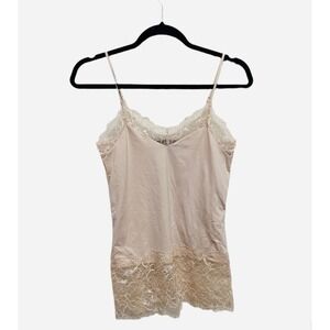 Y2K Lace Cami Tank White House Black Market Size Small Baby Pink Size Small